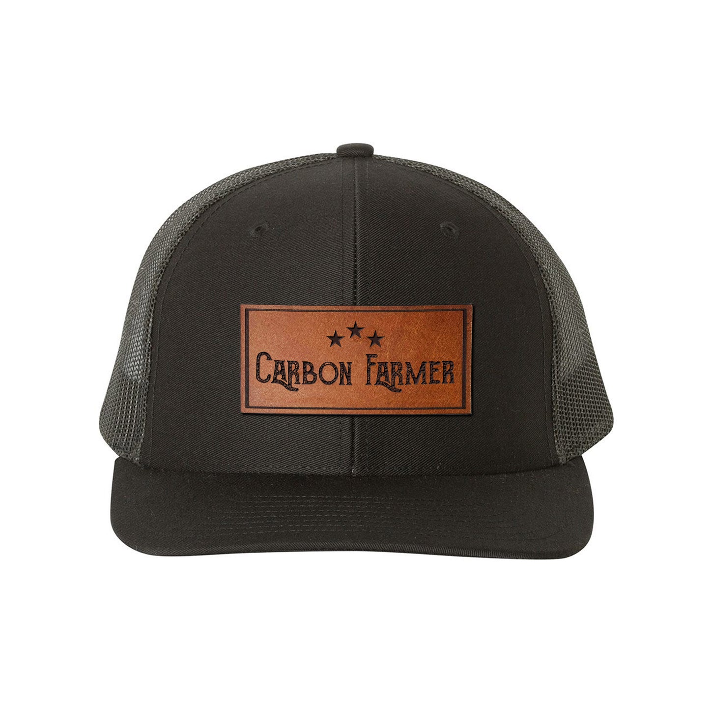 CR Carbon Farmer Leather Snapback