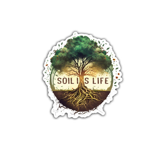 CR Soil Is Life Sticker