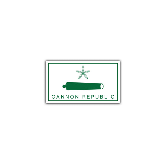 CR Cannon Republic Logo Sticker